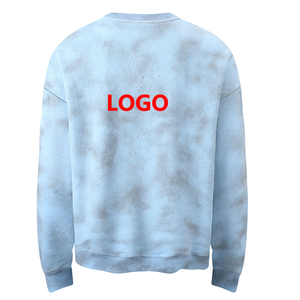 Sudadera con capucha personalizada de alta calidad para hombre 2025, Sudadera de cuello redondo, ropa de calle estampada básica transpirable, 100% algodón - Product Image 2