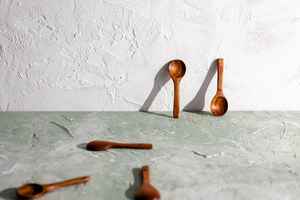 Cucharas de Sopa de Madera Ecológicas y Naturales de Diferentes Tamaños para Cocina, Condimentos, Aceite, Café, Té y Azúcar - Product Image 4