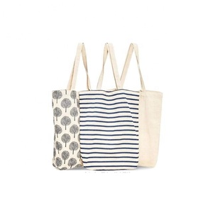 Pastel Colours Grocery Embroidered Golf Shopping Customized Waterproof Reusable Wide Bottom Large Cotton Women Ladies Comfy Bag - Product Image 2