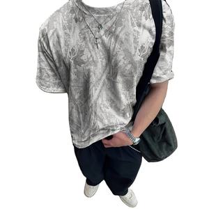 Camiseta de Manga Corta Personalizable para Hombre, de Algodón, Transpirable, Tejido Ecológico, Tiempo de Producción de Muestra de 7 Días, Logotipo por Transferencia de Calor, OEM, ODM - Product Image 5