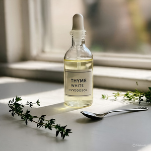 100% Naturel Organique Blanc Thym Hydrosol Apaisant Équilibreur De Peau Eau Florale Avec Arbre À Thé Floral Soins De La Peau De Fleurs Brutes - Product Image 4