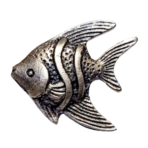 ลูกบิดตู้เหล็กรูปปลาสีเงินโบราณสำหรับตู้เสื้อผ้าลิ้นชักตู้เสื้อผ้าตู้เสื้อผ้าห้องน้ำและห้องนั่งเล่น - Product Image 2