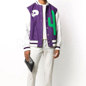 Chaqueta Universitaria de Invierno para Hombre, Casual, con Cuello Alto, Logotipo Frontal, Calidad Premium, Venta al Por Mayor - Product Image 3