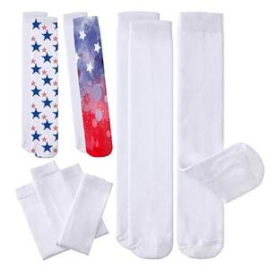 Lot de 20 chaussettes longues respirantes en coton pur pour hommes, couleur unie, décontractées, pour le bureau, les affaires, taille plus avec logo en bas - Product Image 5