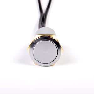 19มม. IP67กันน้ำ3A อลูมิเนียมกลมล็อคชั่วขณะปุ่มกดสวิตช์ด้วยสายไฟ<span class=keywords><strong>2</strong></span>เส้น - Product Image 2