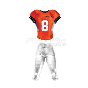 Uniforme de football américain OEM 100% polyester design respirant manches courtes prix bas nouvel ensemble de vêtements d'entraînement grande taille tout - Product Image 1
