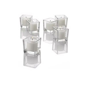 Compre un elegante votivo de cristal cuadrado decorativo para el hogar disponible a un precio razonable - Product Image 3