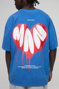 T-Shirt Homme 2025 Vintage 100% Coton Personnalisé Qualité Couture Premium Surdimensionné Long Design vierge pour Streetwear Vente en gros - Product Image 2