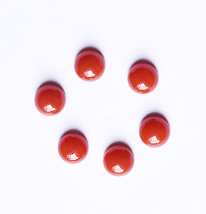 Natural Red Onyx Round Cabochons 9 MM Size Red Agate <b>Loose</b> Calibrated Smooth Cabochon <b>Gemstone</b> for Jewelry Making - Product Image 3