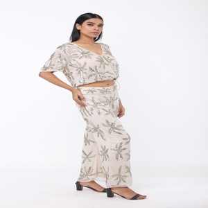 Conjunto de Dos Piezas Moderno para Mujer |   Conjunto de Top y Pantalón a Juego de Alta Calidad para Ropa Casual, Viajes y Uso Diario - Product Image 3
