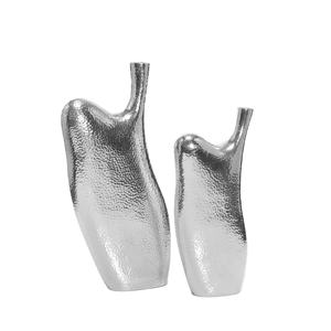 แจกันดอกไม้โลหะอลูมิเนียมออกแบบได้ตามต้องการงานตอกที่ไม่เหมือนใครสำหรับบ้านสำนักงานหรือของตกแต่งโต๊ะเหมือนแจกันตั้งพื้น - Product Image 1