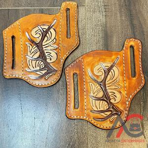 Vente chaude en gros 2025 RTS gaine de couteau en cuir usiné à la main pour ceintures couvertures de couteau en cuir véritable de luxe de qualité supérieure - Product Image 1