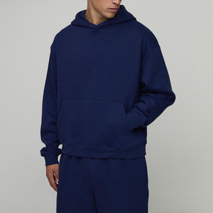 Conjunto Deportivo de Dos Piezas Personalizado para Hombre, Chaqueta con Capucha y Pantalones de Forro Polar de 280 Gsm para Exteriores, de Poliéster, Alta Demanda - Product Image 6