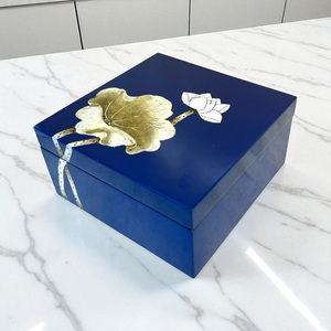 Luxury design lacquered box glossy lacquer boxes handmade <b>lacquerware</b> from trusted producer - Product Image 3