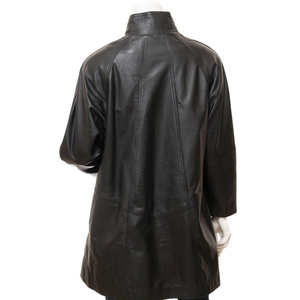 Chaqueta de Cuero para Mujer, para Uso Casual, de Primera Calidad, con Cierre Frontal, Chaquetas de Cuero para Damas - Product Image 2