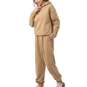 Chándal deportivo de moda para mujer 2025, sudadera informal de manga larga y pantalones ajustados, fabricante de ropa de gimnasio con logotipo personalizado - Product Image 2
