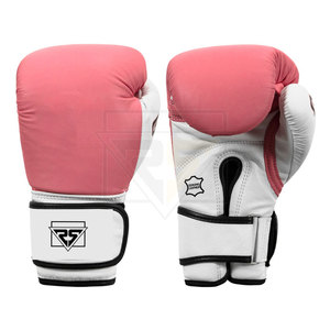 Guantes de boxeo de gimnasio de cuero de vaca genuino de alta calidad Precios al por mayor Premium baratos Guantes de gimnasio - Product Image 1