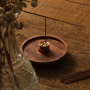 Quemador de Incienso Indio de Madera Decorativo, Natural y Duradero, para el Hogar o Templo, Soporte para Agarbatti para el Culto Diario - Product Image 1