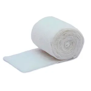 CE & ISO Certified Bulk Selling Medical Devices 90 cm x 50 meter- 4 ply Size Gauze Roll Bandages from Top Listed Manufacturer