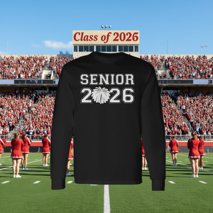 Maglietta a Maniche Lunghe per Cheerleader Senior per la Laurea 2026, Attrezzatura da Cheerleading, T-Shirt per la Classe del 2026 - Product Image 3