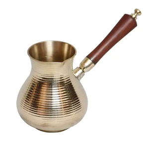 Cafetera de estilo turco de latón, utensilios de cocina de té y café de Metal de alta calidad y precio al por mayor, utensilios de cocina decorativos - Product Image 5