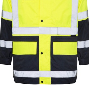 ONIKS IMPEX Veste de sécurité à coquille souple imperméable respirante haute visibilité pour hommes pour les travaux de construction - Product Image 4