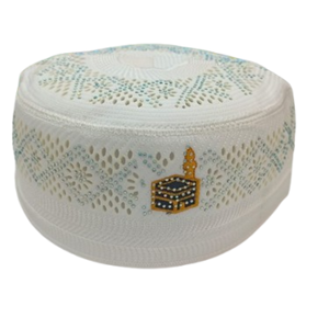 Gorro Islámico para Hombre, 100% Algodón, Bordado a Máquina, Diseño Informal para Uso en Exteriores, para la Oración Musulmana, para las Cuatro Estaciones - Product Image 4