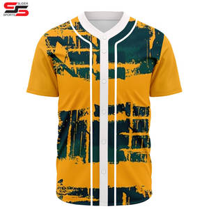 Maillot de baseball d'équipe personnalisé avec tissu en polyester souple et design ample pour un confort débit d'air maximal à bas prix - Product Image 5