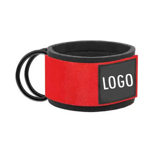 สายรัดข้อเท้าไนลอนรับประกันคุณภาพอุปกรณ์ยิมและยกน้ำหนักหนึ่งขนาดเหมาะกับทุกคนขายส่งโลโก้ที่กำหนดเอง - Product Image 2