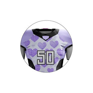 Uniforme de Fútbol Americano Personalizado Index Apparel, Conjunto de Pantalones y Camiseta para Hombre, Cuello en V, Manga Corta, Poliéster Absorbente, Diseño de Corazón - Product Image 6