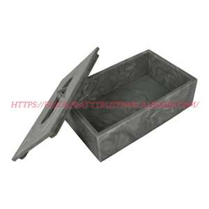 Resin Tissue Box Inspired by Indian Tradition for Necklace and <b>Earring</b> Storage - Product Image 3