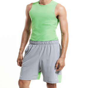 Regular Fit Training Shorts <b>Elastic</b> Drawstring Quick Dry Moisture Wicking Comfortable Streetwear for Beach Casual-OEM Solid - Product Image 3