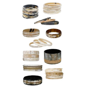 Precio al por mayor Cuerno de moda Joyería de mano Mejor calidad Cuerno real Brazalete Cuerno antiguo Joyería por Artesanías de lujo - Product Image 1