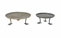 Plateau de service multifonctionnel en aluminium, design pattes d'oiseau, pour mariage et décoration intérieure - Plateaux à chocolat et fruits