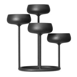 Nouveau bougeoir en fer conçu disponible en finition mate et personnalisée à quatre bras pour la décoration de la maison et du mariage - Product Image 1