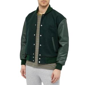Logotipo personalizado invierno 100% lana fundida Varsity transpirable College Bomber Lettermen CollegeBaseballjacket para hombres DDP envío - Product Image 3