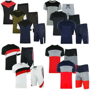 Ensemble de vêtements de sport pour hommes 2025, shorts et t-shirt de sport, ensemble de 2 pièces, basketball, football, exercice, entraînement, course à pied, salle de sport - Product Image 3