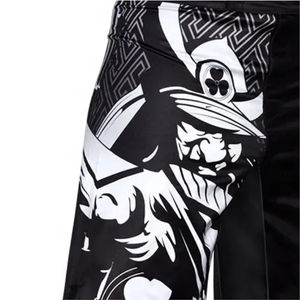 Pantalones cortos MMA de buena calidad de tendencia superior para hombre, pantalones cortos de agarre con impresión de logotipo personalizado para hombre con logotipo personalizado, novedad - Product Image 3