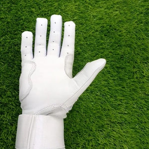 Gants de frappeur de baseball réglables pour hommes prix d'usine personnalisé populaire en cuir pour adultes - Product Image 3