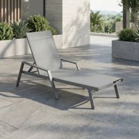 Klappbares Schlafsofa Sonnenliege Verstellbare Terrassenliege Poolliege Gartenliege für Terrasse und Entspannung im Freien