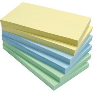 Soennecken Eco-Friendly Recyclable Sticky Notes 125 X 75 mm Assorted Colors 100 Sheets/<b>Pad</b> 6 <b>Pads</b>/Pack - Product Image 1