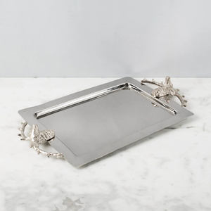 Plateau de service fait main pour centres de table Décoration Plateau de service d'aliments en acier inoxydable pour la maison - Product Image 3