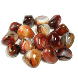 Piedra Tumbled Sardonyx Agate Crystal Tumbled Healing Bulk Pebble Agate Gemstone Reiki Chakra Crystal Wholesale Bulk - Product Image 4
