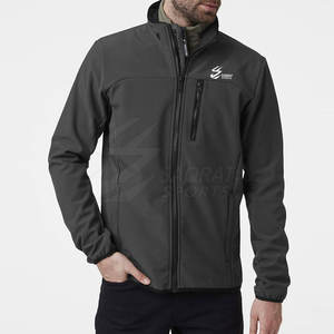 Veste d'hiver Softshell durable pour hommes de style High Street avec logo à l'avant Veste Softshell de haute qualité la plus vendue - Product Image 3