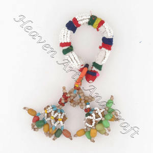 Rare Indian Vintage Gypsy Banjara Tribal Fusion Belly Dance Armlet Anklet Bohemian <b>Beaded</b> <b>Bracelets</b> Banjara Charm Vintage <b>Beaded</b> - Product Image 1