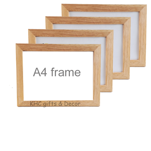Marco DE FOTOS A4 personalizable, nuevo diseño ecológico de madera natural de Vietnam, precio de fábrica - Product Image 2