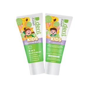 Toothpaste for kid from Thailand Brand D Dent fruity natural toothpaste brands Charcoal Teeth Whitening Powder and Toothpaste