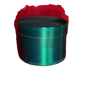 handmade natural Minimalist 3 pieces Matte Herb Grinder Aluminum herb grinder price products - Product Image 1