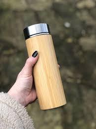 Botella de madera reutilizable Diseño ecológico - Product Image 3