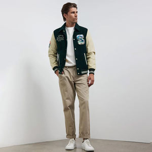 Chaqueta universitaria para hombre de alta calidad superventas, chaqueta de invierno a precio barato al por mayor a la venta - Product Image 2